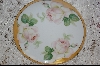 +MBA #153  "Hand Painted Pink Rose Plate