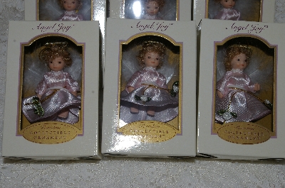 +MBA #SG9-157     "2004 Light Pink Angel Joy Porcelain Doll Ornaments"