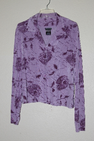 +MBADG #13-031  "Citiknits Lavender Floral Shirt"