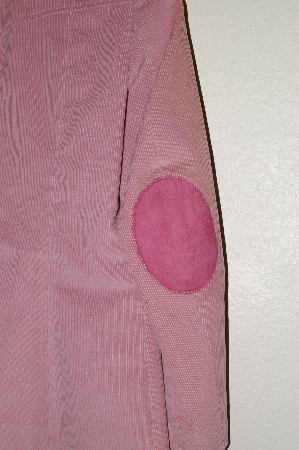 +MBADG #13-146  "1979 Pioneer Wear Pink Corduroy Suede Patch Fully Lined Blazer"