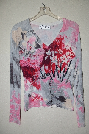 +MBADG #5-028  "ParisLine Fancy Sequin Embelished Pullover Sweater"