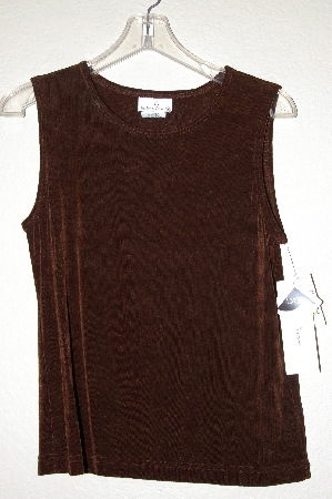 +MBADG #5-047   "The Travel Collection Brown Stretch Tank"