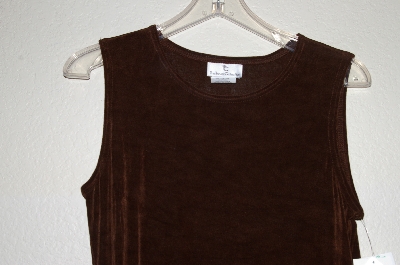 +MBADG #5-047   "The Travel Collection Brown Stretch Tank"