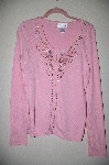 +MBADG #5-174  "Chadwicks Light Pink Fancy Embleished Cardigan"