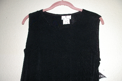 +MBADG #5-164  "The Travel Collection Black Stretch Tank"