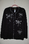 +MBADG #5-156  "Bob Mackie's Dragonfly Beaded Sweater"