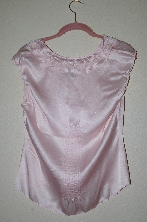 +MBADG #5-267  "Wet Seal Fancy Pink Silk Top"