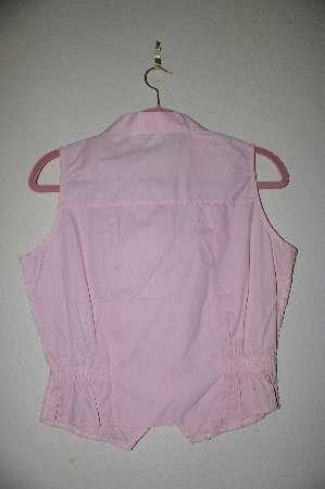 +MBADG #5-263  "Adobe Rose Fancy Lace Front Pink Cotton Shirt"