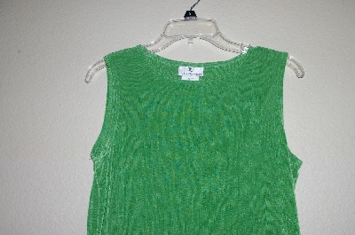 +MBADG #9-115 "The Travel Collection Lime Green Knit Tank"