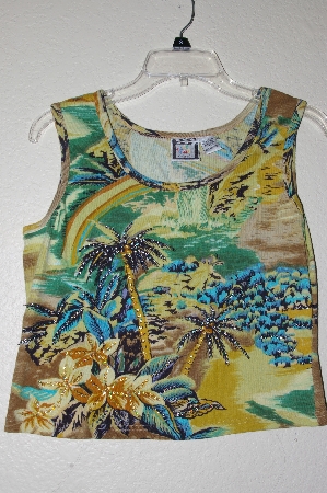 +MBADG #9-138  "Take Two Clothing Co. Hand Beaded Tank"