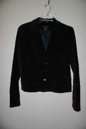 +MBADG #9-262  "Calvin Klien Jeans Fancy Black Corduroy Fully Lined Blazer"