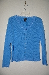 +MBADG #18-341   "Rafella Blue Lace Trim Cardigan"
