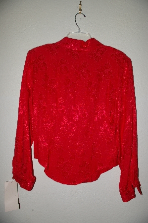 +MBADG #18-056  "New Frontier Fancy Red Floral Top"