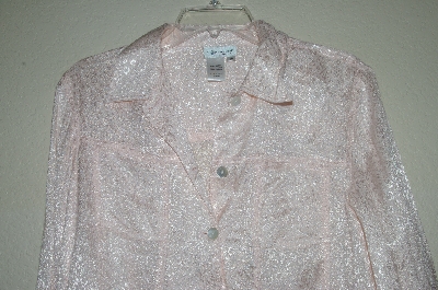 +MBADG #18-167  "Coldwater Creek Fancy Pink Rayon Jacket"