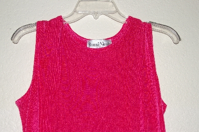 +MBADG #18-196  "Ronni Nicole By Quida Hot Pink Stretch Tank"
