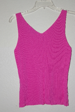 +MBADG #18-212  "C'est City Pink One Of A Kind Hand Beaded Knit Tank"
