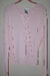 +MBADG #18-305  "Boston Proper Pink Fancy Bow Embelished Sweater"