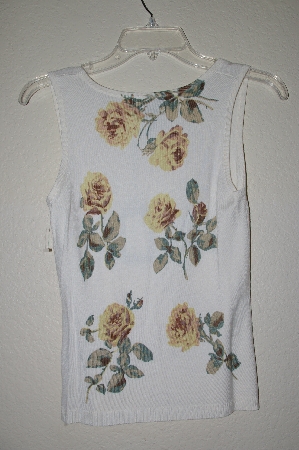 +MBADG #18-301  "Vien Fancy Floral Knit Tank"
