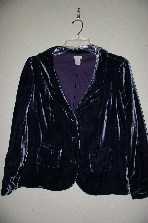 +MBADG #18-266  "Odille Fancy Blue Velvet Jacket"