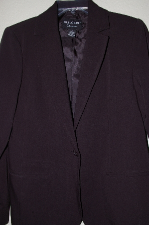 +MBADG #18-226  "Dialogue Classic Refined Stretch 1 Button Blazer"
