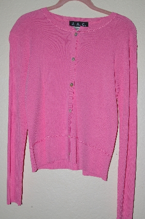 +MBADG #52-277  "J.A.C. Pink Button Front Cardigan"