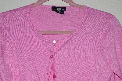 +MBADG #52-184  "It's Our Time Pink Button Front Sweater"