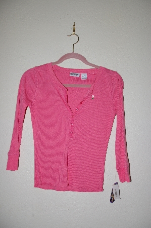 +MBADG #52-178  "Energie Smashing Pink Button Front Top"