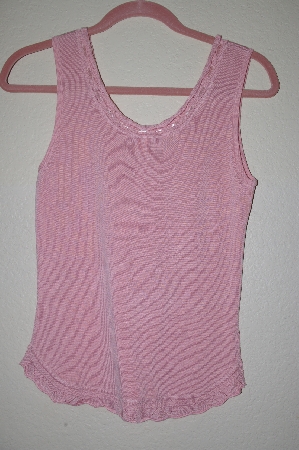 +MBADG #52-057  "U Knit Fancy Pink Knit Tank"