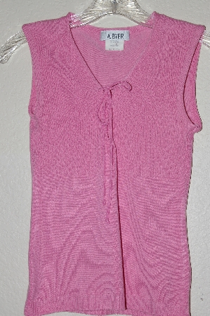 +MBADG #52-482  "A. Byer Fancy Pink Knit Tank"