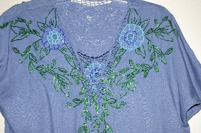 +MBADG #31-161  "Jane Ashley One Of A Kind Hand Beaded Top"