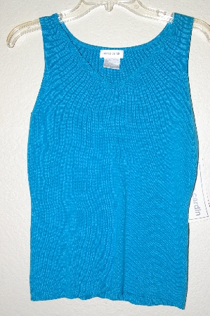 +MBADG #31-157  "Pierre Cardin Blue Knit Tank"