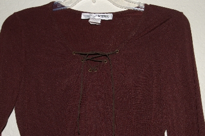 +MBADG #31-201  "Necessary Objects Brown Stretch Tie  Top"