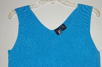 +MBADG #31-180  "Essential G Blue Knit Tank"