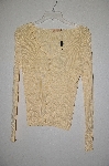 +MBADG #31-320  "Belldini Fancy Yellow Knit Cardigan"