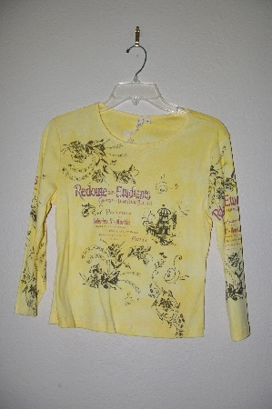 +MBADG #31-288  "Susan Lawrence Fancy Yellow T With Rhinestones"
