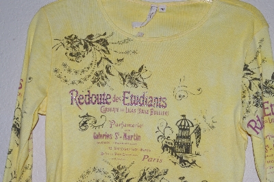 +MBADG #31-288  "Susan Lawrence Fancy Yellow T With Rhinestones"