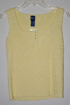 +MBADG #31-336   "Basic Edition Fancy Yellow Knit Tank"