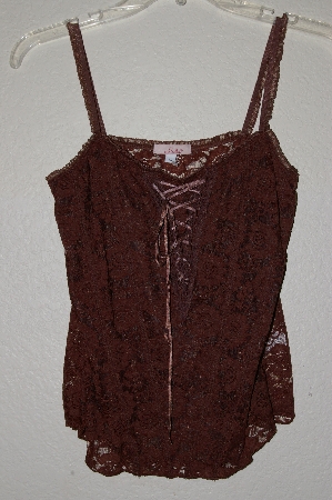+MBADG #31-401  "Sele Fancy Brown Lace Top"