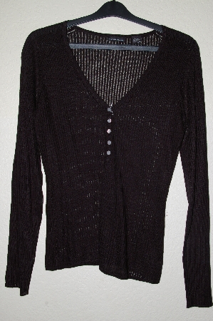 +MBADG #31-436  "Moda International Fancy Black Knit Sweater"