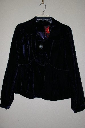 +MBADG #31-539  "Debbie Shuchat Blue Velvet Jacket"