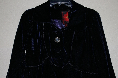 +MBADG #31-539  "Debbie Shuchat Blue Velvet Jacket"