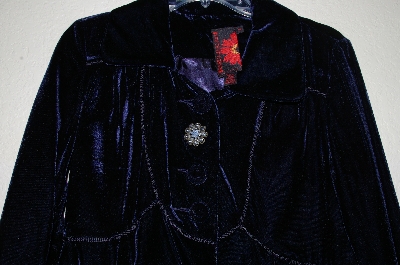 +MBADG #31-539  "Debbie Shuchat Blue Velvet Jacket"