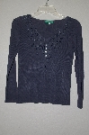 +MBADG #3-036  "Everyday Grey Bead Embelished Sweater"