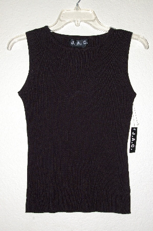 +MBADG #28-429  "J.A.C. Black Knit Sweater Tank"