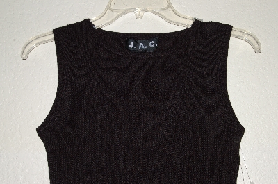 +MBADG #28-429  "J.A.C. Black Knit Sweater Tank"