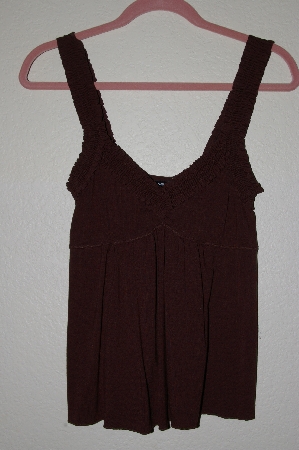 +MBADG #28-468  "Coolwear Fancy Brown Stretch Tank"