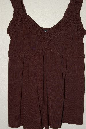 +MBADG #28-468  "Coolwear Fancy Brown Stretch Tank"