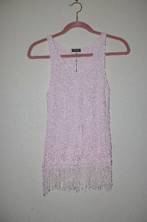 +MBADG #26-070  "Q Point Fancy Pink Knit Tank"