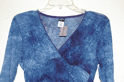 +MBADG #11-043  "Styles Blue Stretch Top"