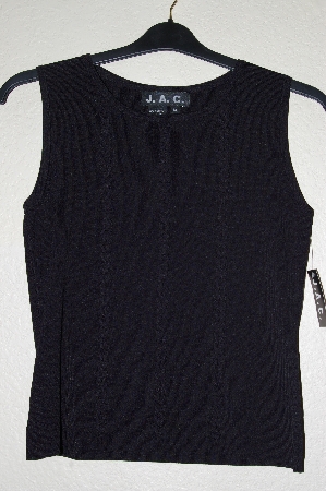 +MBADG #11-085  "J.A.C. Fancy Black Knit Shell"